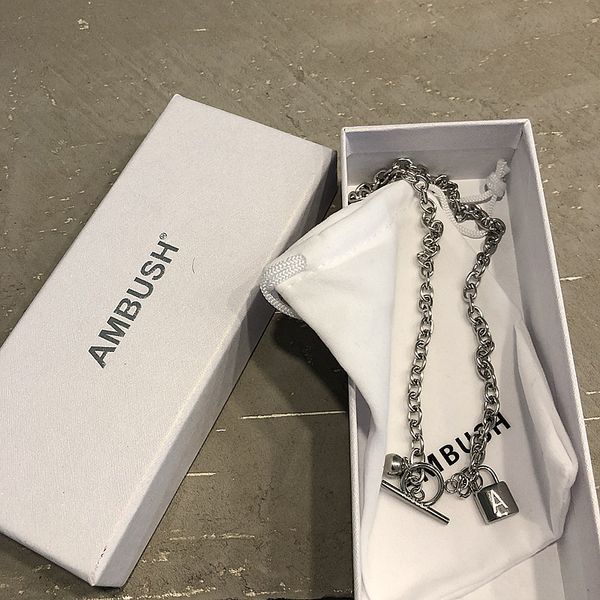 

necklace hiphop punky style women men necklace chain jewelry necklace, Silver