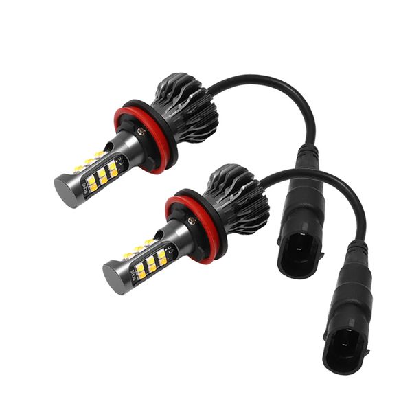 

2pcs h11 h8 led fog light bulb lamp for captiva aveo lacetti spark cruze 2011 niva orlando 12v 24v led drl