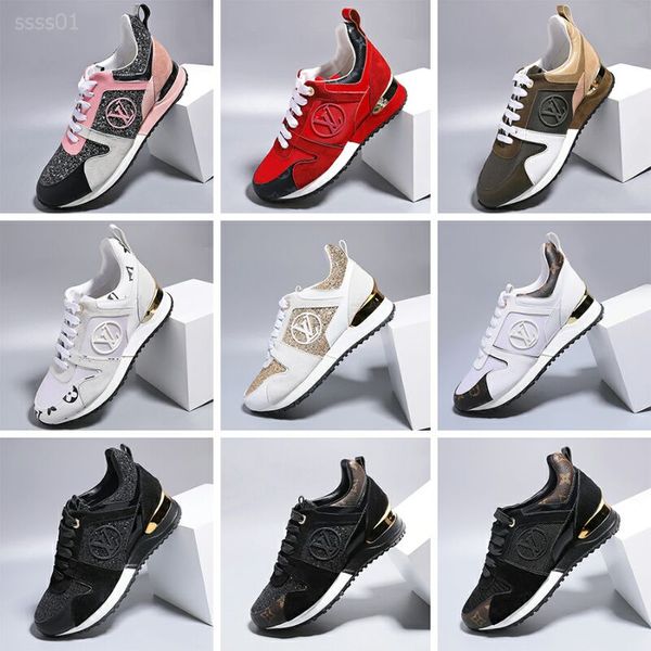 

mens shoes sneakers trainers shoes running shoe for men womens runners flats genuine leather casual and racer luxury, Black