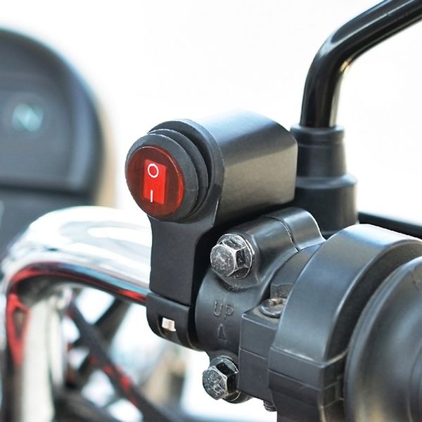 

cs-677a1 motorcycle switch modified aluminum self-reset faucet button switch flameout horn start accessories