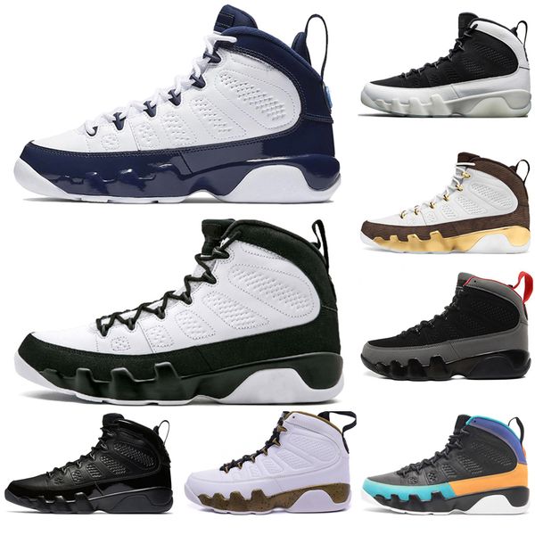 

9 9s dream it do it unc mop melo mens basketball shoes la og space jam men bred the spirit anthracite sports sneakers designer trainers