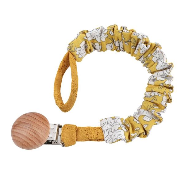 

baby infant cotton pacifier clip for newborn teething soother chew dummy chains u50f