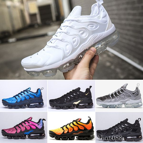 

new mens shoe sneakers tn plus breathable air cusion desingers casual running shoes new arrival color us5.5-11 eur36-45 rsd9k, Black