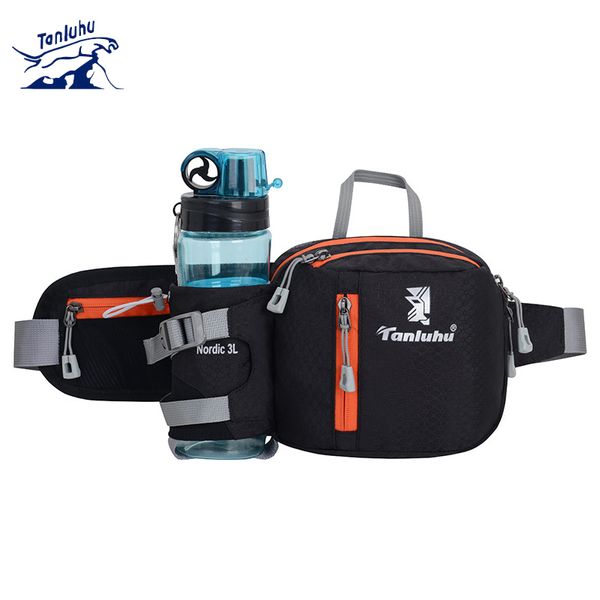 

tanluhu 389 men women water-resistant running jogging cycling marathon climbing sports waist bag water bag phone pouch