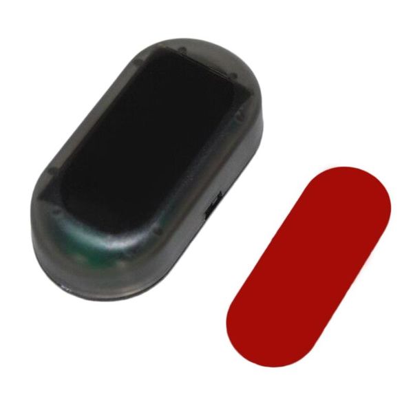 

universal wireless car solar powered simulated dummy alarm warning anti-theft caution lamp led flashing security light hot