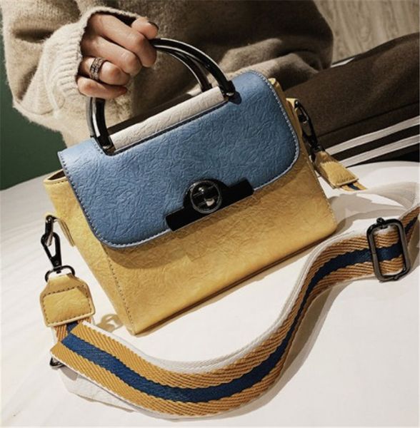 

дизайнер роскошная сумочка женщины дизайнер сумка корейская версия небольшой квадратный стрэддл широкий плечевой ремень одно плечо messenger