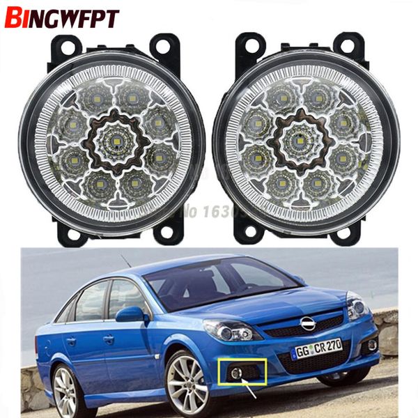 

2x car exterior accessories h11 90mm led fog lamps white yellow for vectra gts opc c 2005-2008