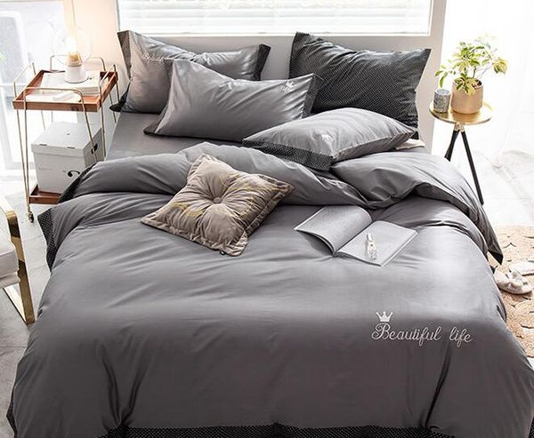 Popular Luxury Crystal Velvet Bedding Set Velvet Duvet Cover Bed