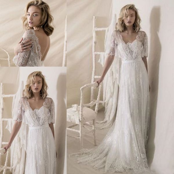 Discount Vintage 1950s Lace Wedding Dresses 2019 Lihi Hod Lace