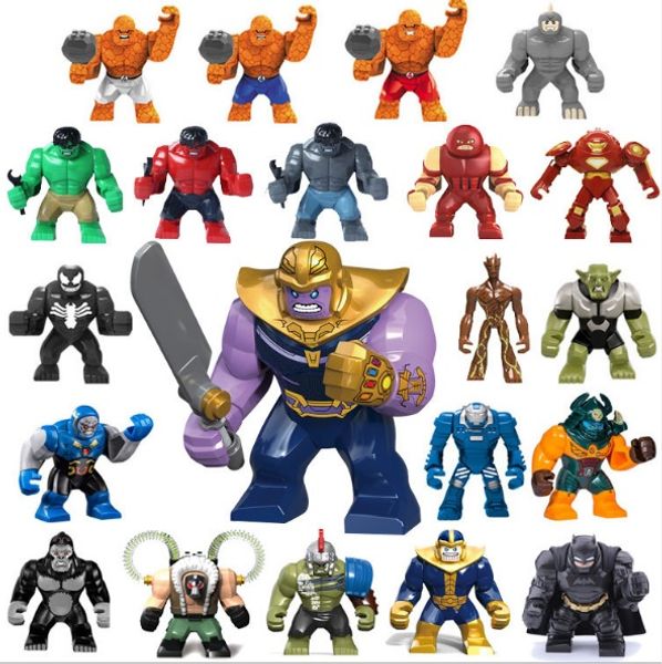 

Avenger 3 uper heroe anti big block block aberdeen armed bat gladiator hulk venom tree man bain block big boy boy girl gift model toy