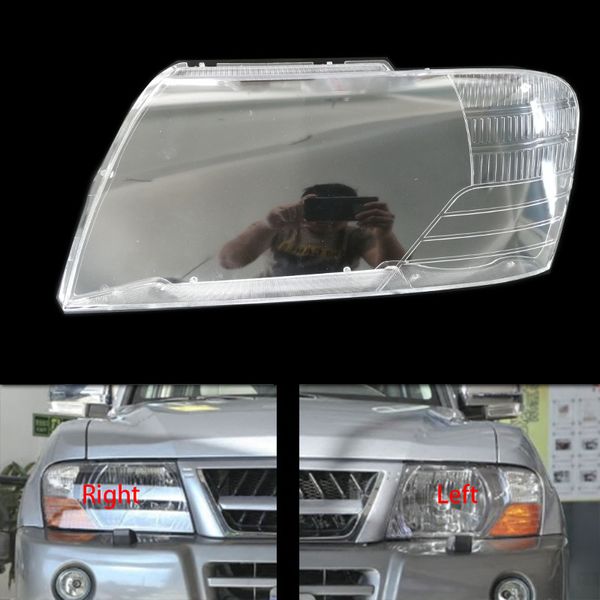 

for mitsubishi pajero v73 v75 v77 03-11 headlamps shell transparent lampshade lampshade headlight cover lens glass