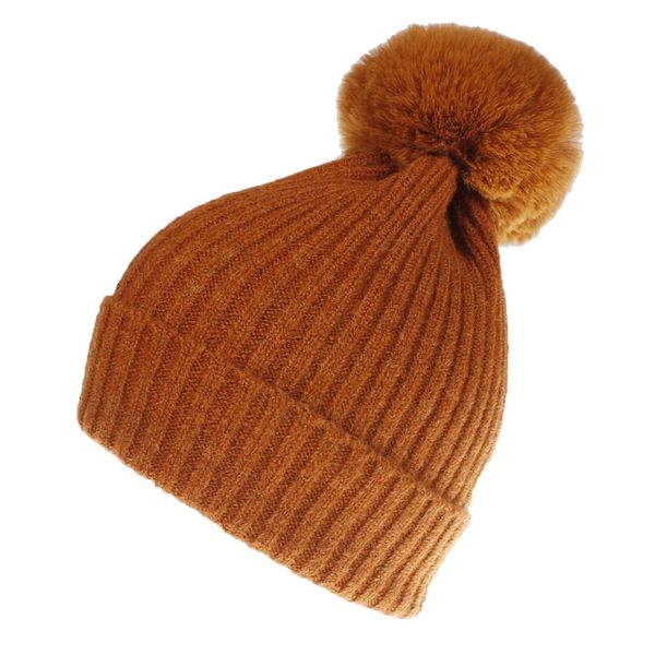 

sagace women's solid color wool ball cap fashion women hat fur pompom beanie hats for women thick female cap, Blue;gray