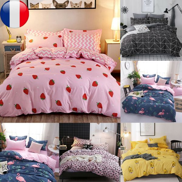 Faroot Duvet Cover Badding Set Flamingo Set Single Bedding Double