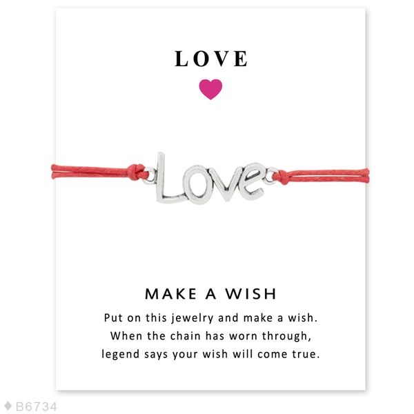 

girls friendship statement purple red green black jewelry with card make a silver love charm bracelets for women, Golden;silver