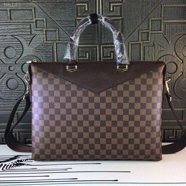 

business leather crossbody bag fashion handbags briefcase bag grade quality briefcase vintage generous bag classic style brown messenger