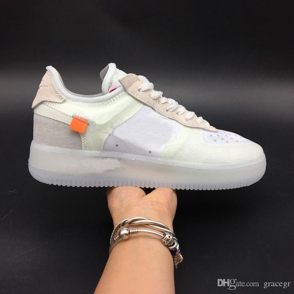 

2019 christmas ins white 1 low mca moma complex con ghosting volt running shoes skateboarding sneakers men women designer sports shoe, White;red
