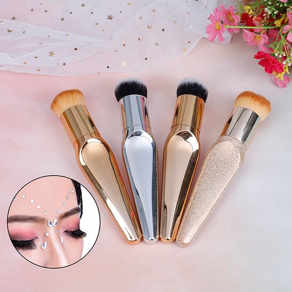 

practical 1pcs cosmetics beauty make up brush tool rose gold makeup brushes set powder foundation eye shadow blush blending