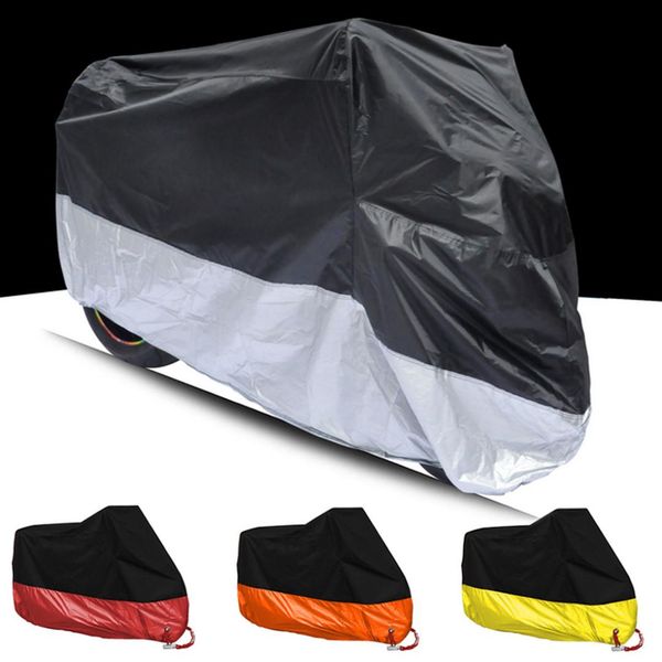 

motorcycle all weather waterproof dustproof uv indoor motorcycle scooter raincoat silver cloth cover full coverage