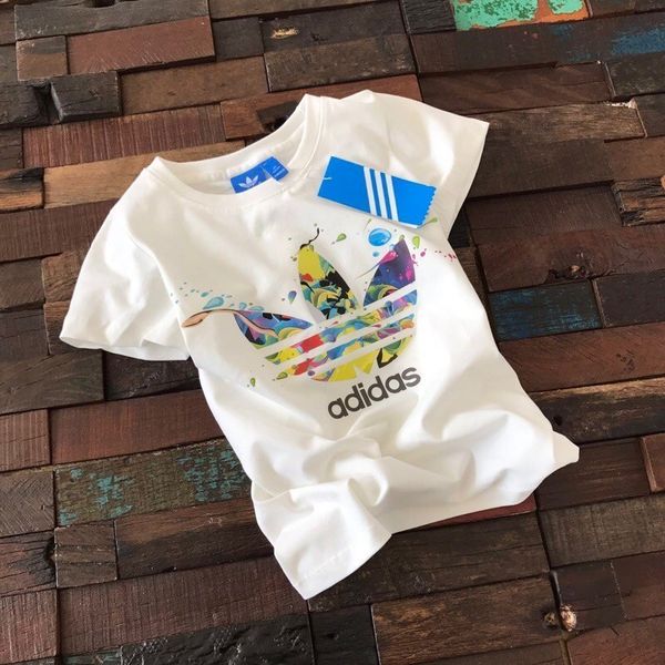 

Children's short sleeves Explosive models T-shirt 100% top fabric Surface delicate and soft Fried chicken is comfortable