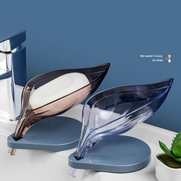 

soap dishes leaf shape box bathroom holder dish storage plate tray supplies gadgets