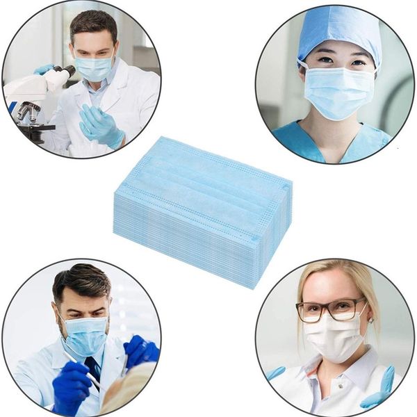 

dhl ship 24 earloop mask hours shipping 3 layer breathable facedust mouth pm 2.5 yearloops blue 6s8x