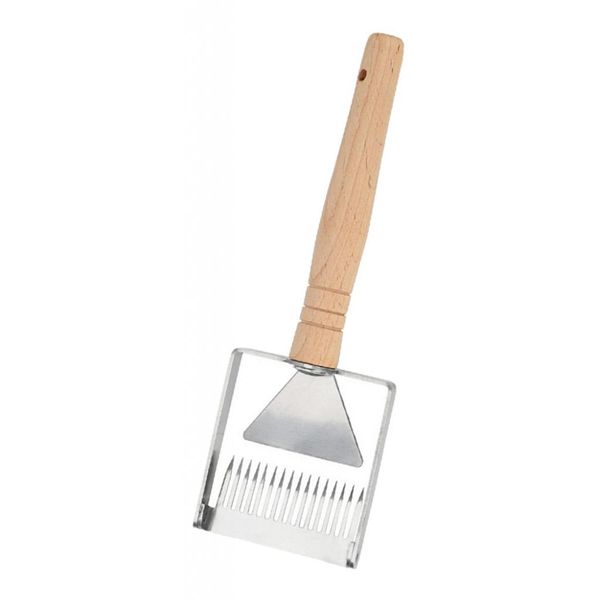 

honey uncapping fork honeycomb honey scraper wooden handle beekeeping tools