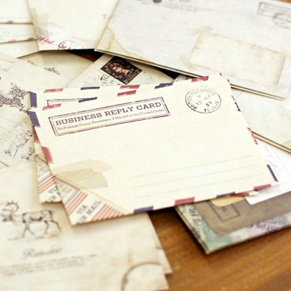 

72pcs/set vintage envelopes office school postcards letters notes packing envelopes creative wedding invitation envelope new