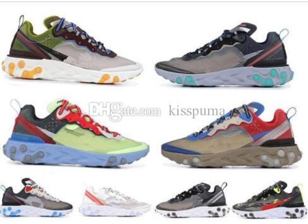 

undercover x предстоящий react element 87 55 кроссовки для мужчин женщин белый королевский красный тройной черный апельсиновая корка райнер