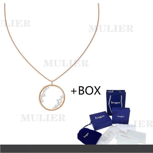 

swa [новый]mulier 2019 north элегантный простой джокер изысканный женский ожерелье 5487069 дикий ювелирные изделия отправить подруга лучший, Silver