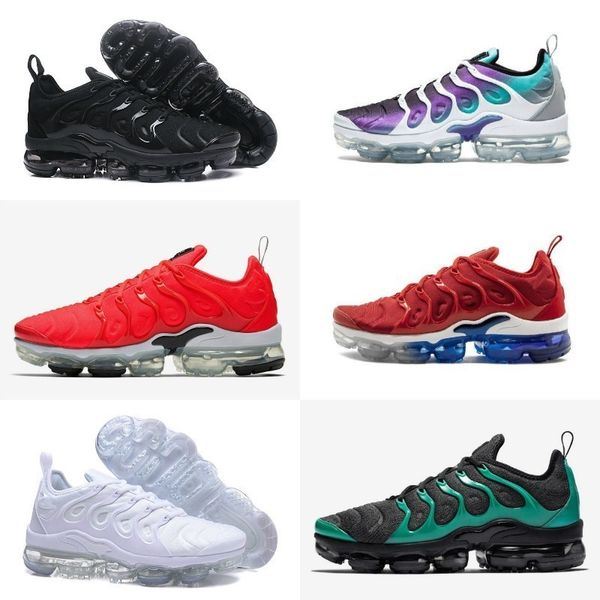 

Sale 2019 new tn plu hoe di count triple black white rear blue men women running hoe trainer air cu hion tn requin neaker