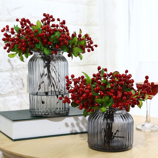

artificial simulation berry flower plant bouquet home wedding party decoration lbshipping
