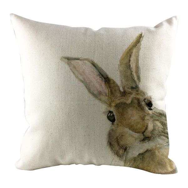 

new easter pattern sofa bed home decoration festival pillow case cushion cover easter square pillow case 45*45