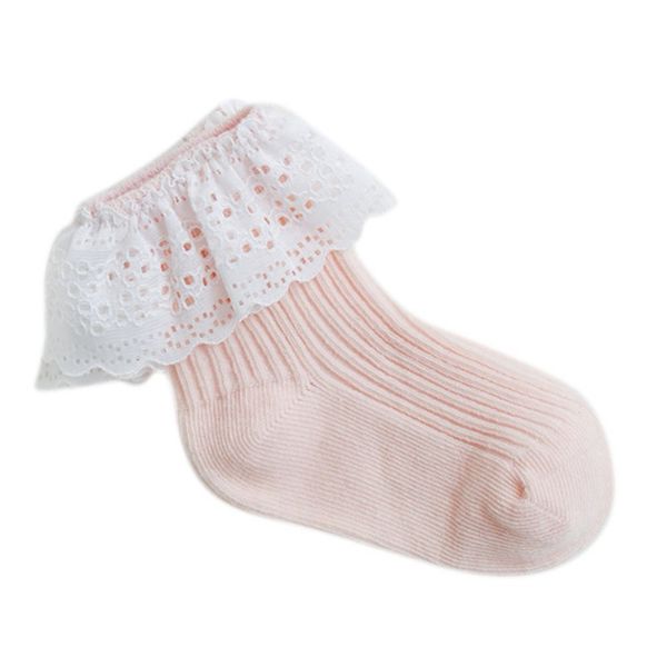 

baby socks baby leg socks slip cotton infant warm girls anti lace warmer floor autumn, Pink;yellow