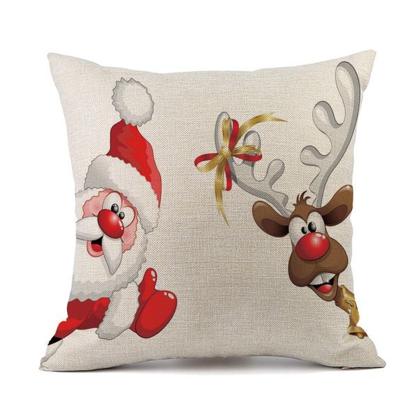 

рождество диван-кровать домашнее украшение фестиваль наволочка подушка обложка 43cmx43cm