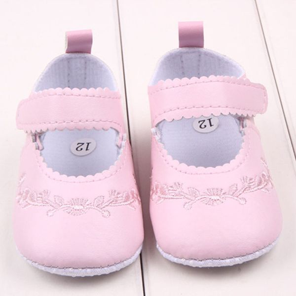 

new kid girl pu leather princess crib shoes newborn comfy outdoor baby shoes