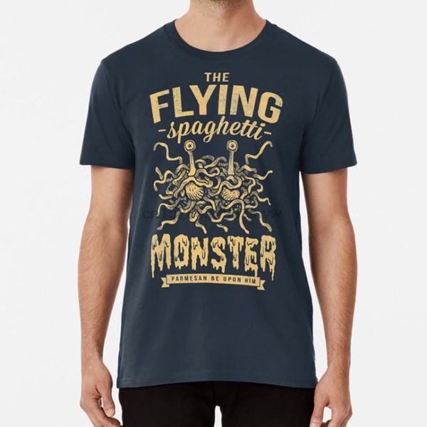

the flying spaghetti monster (dark) t shirt pastafarian pasta flying spaghetti monster fsm gospel cartoon character, White;black
