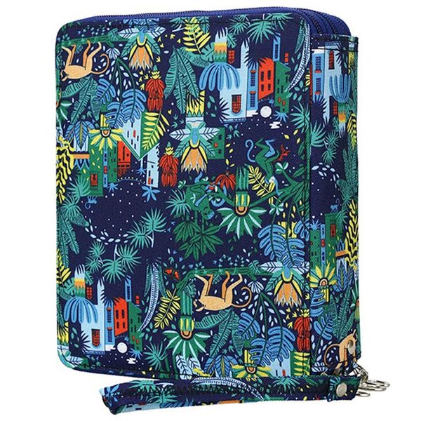 

120 slots colored pencil case oxford fabric pen case with compartments pencil holder for watercolor pencils