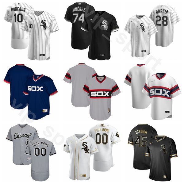 

baseball 88 luis robert jersey 36 cheslor cuthbert 74 eloy jimenez 26 nicky delmonico 28 leury garcia cool base cooperstown men women kids, Blue;black