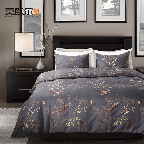 

stardard  nordic microfiber duvet cover set king  twin size bed linen set