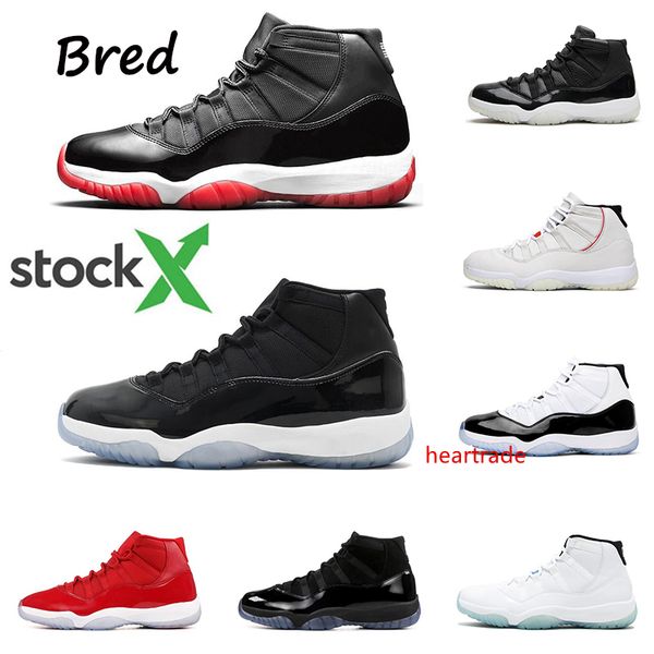 

bred 11 mens basketball shoes 11s concord gamma blue unc navy gum heiress platinum tint cool grey men trainer sports sneakers