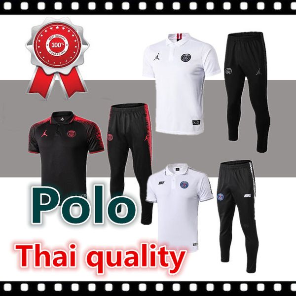 

2019 p g polo hirt long pant 18 19 20 aj occer track uit pari aint germain mbappe chandal futbol air jordam jogging occer et