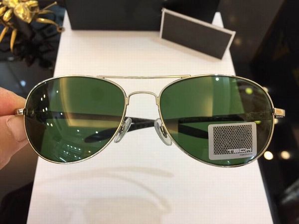 

2018 new uv protection gold mental frame green glasses fashion sunglasses designer sunglasses men women sell sunglasses, White;black