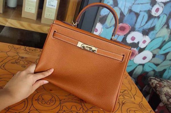 

New kelly bag real leather tote bag with lock handbag handle houlder bag cro body belt bo ton bag tote mini bag clutche exotic