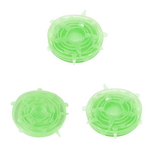 

18pcs kitchen silicone stretch seal lids pot cup bowl covers resistant