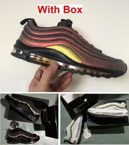 

97s skepta марракешские 97s og undftd black speed ​​red ds лучшие качества кроссовки с коробкой мужчины быстрая перевозка груза ems