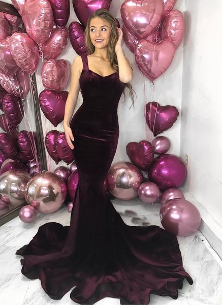 

Gorgeous Straps Mermaid Prom Dresses Sleeveless 2019 Backlesss Long Evening Dresses African Arabic Party Gowns Runway Dresses