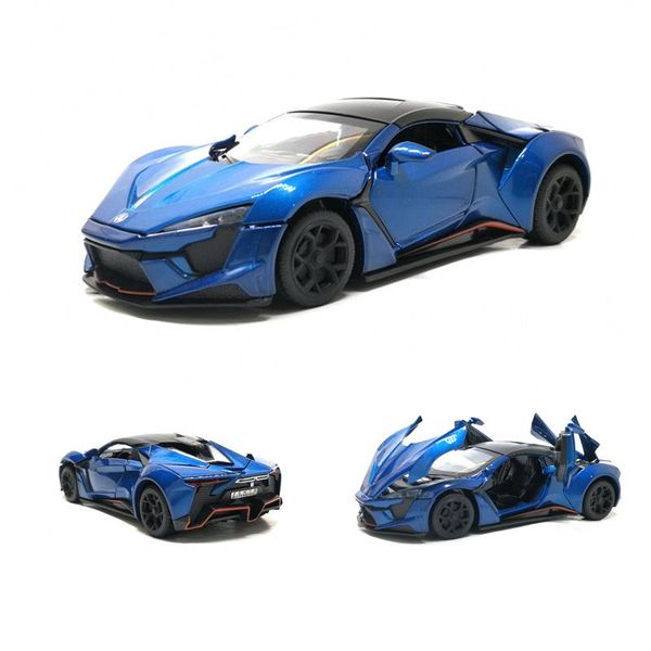 

1:32 модель автомобиля сплава модель lykan hypersport-автомобиль транспорт игрушка автомобилей автомобиля игрушка коллекция металла дети под