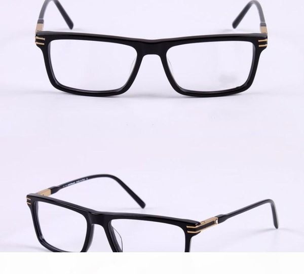 

men optical glasses frames mb brand designer square frame eyeglasses for women black tortoise myopia eyeglasses mb8032 with original box, Silver