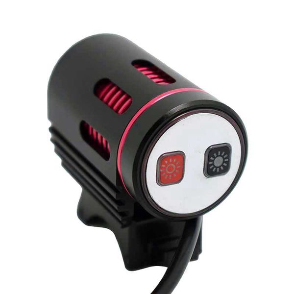 

bicycle light xm-l2 led 4 modes front bike head light battery pack charger riding cycling bike gift(single lamp