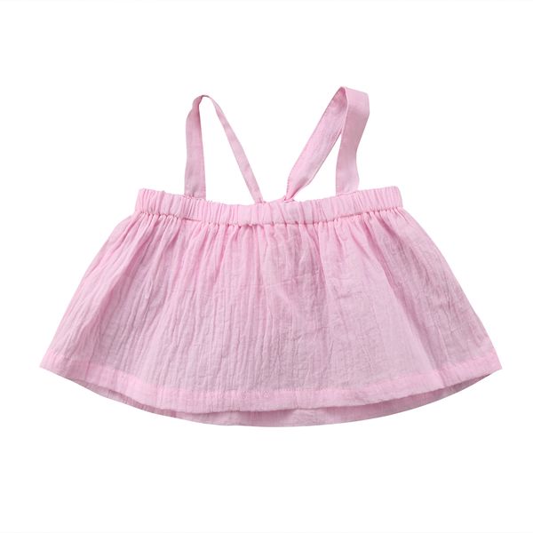 

Fashion Infant Newborn Baby Girls Sleeveless shirt Tops Blouse Shirts Clothes Solid Daily Brieg Toddler Girl Blouses Shirt Top